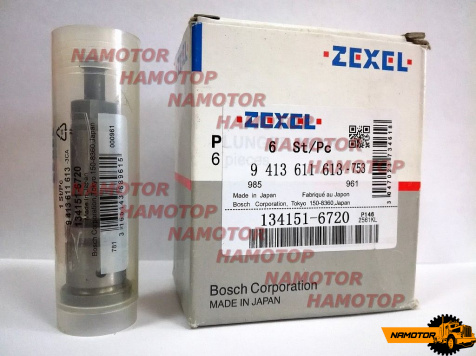 Плунжер 134151-6720. 22104-2270A K13C P146 ZEXEL